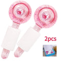 Cryo ice globes for facial cooling and de-puffing